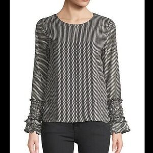 Nanette Lepore Polka Dot Blouse